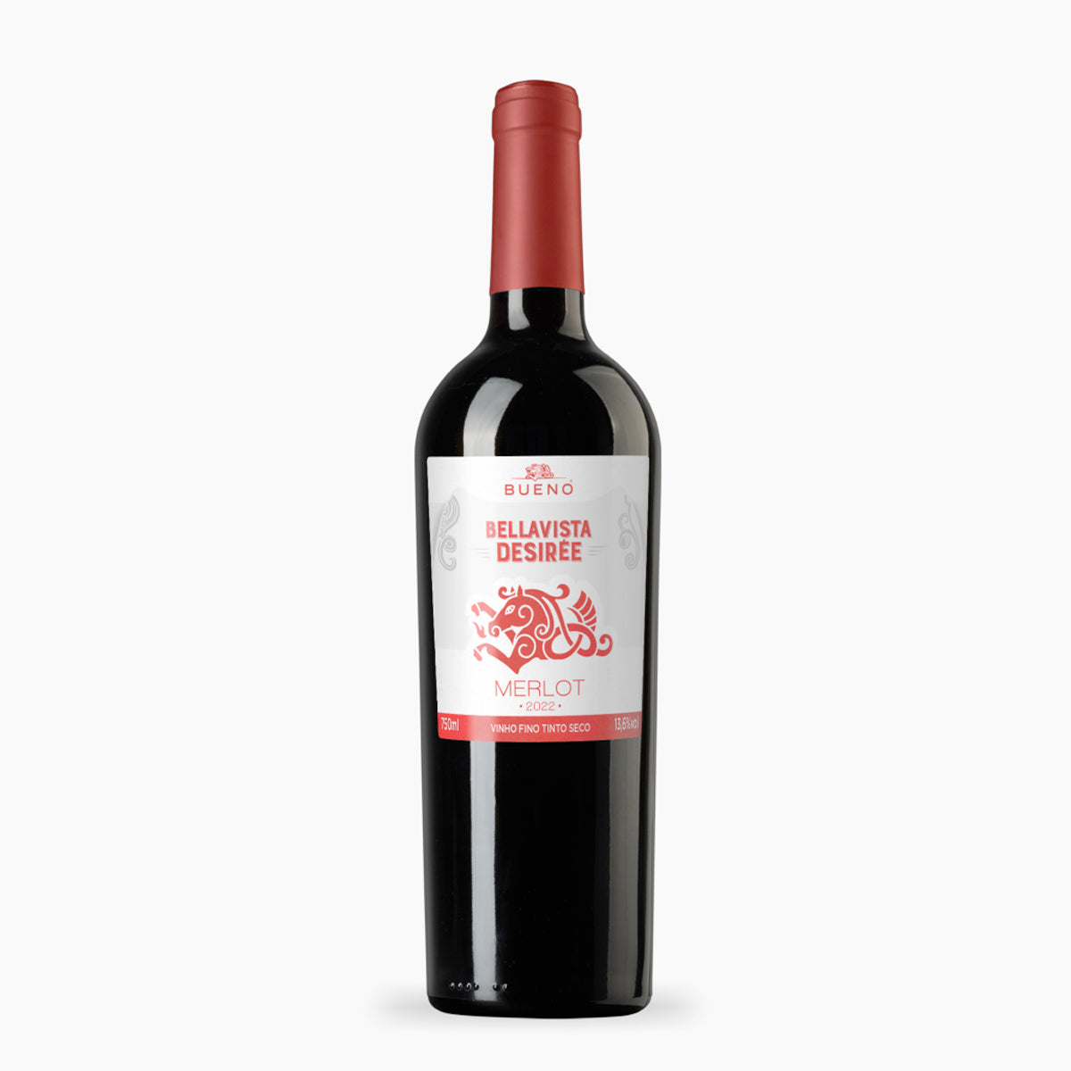 Vinho Fino Tinto Seco Bueno Bellavista Desirée Merlot 2022 + Wine Skin