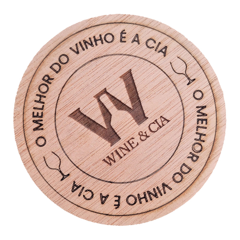 2 Porta Copos Wine & Cia