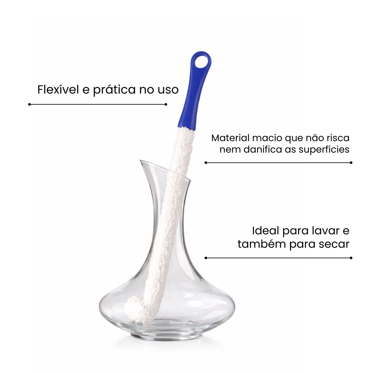 Escova Flexível Easy Clean Brush