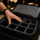 Mala Big Trip Para 12 Garrafas Com Rodas e Alça Para Transporte