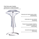 Kit Para Limpeza - Bolinhas De Aço, Escova Flexível E Suporte Para Decanter