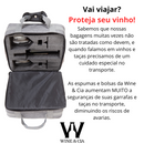 Mala Ez Trip 2 Garrafas e 4 Taças