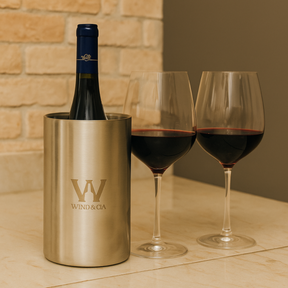 Cooler De Aço Inox Ice Bucket + Gelo Artificial Reutilizável