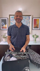 Wine Skins Fume Para Transporte de Garrafas de Vinho Em Segurança