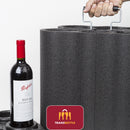 Transbottle Premium Case Para 6 Garrafas + Cadeado Safe Belt Vermelho