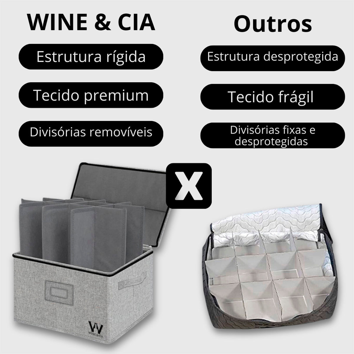 Box Degusta - 12 Taças