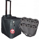 Mala De Viagem + 2 Cases Transbottle de 3 Garrafas