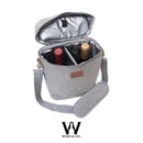 Bolsa Térmica Pinot Gris 2 Garrafas + 2 Vinhos Selecionado Kit Presente